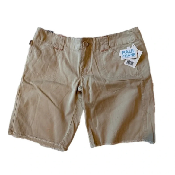 Paul Frank - NWT - Cotton women’s Khaki shorts. Size  27 - Picture 1 of 5